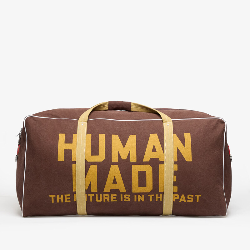 Taška HUMAN MADE Canvas Boston Bag Large Brown Universal 66293498