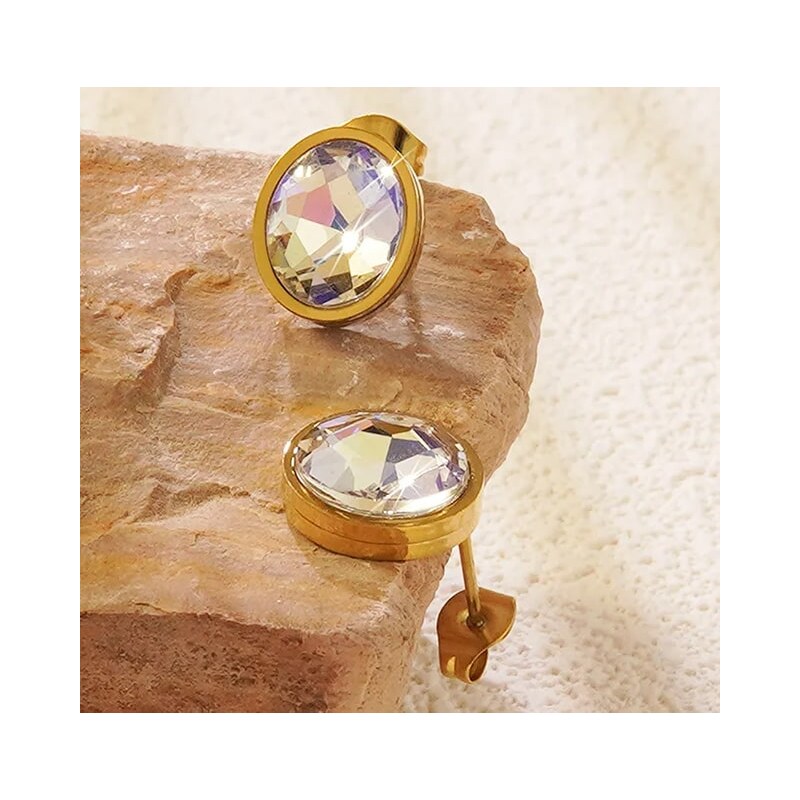 Oceľové náušnice Glare 560 66293495