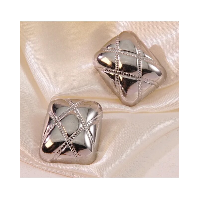 Oceľové náušnice Glare 550 66293485