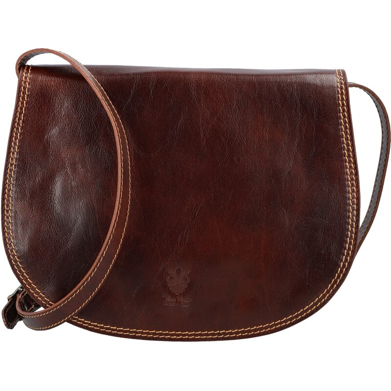 Delami Vera Pelle Dámska kožená crossbody hnedá - Delami Linda hnedá 42743719