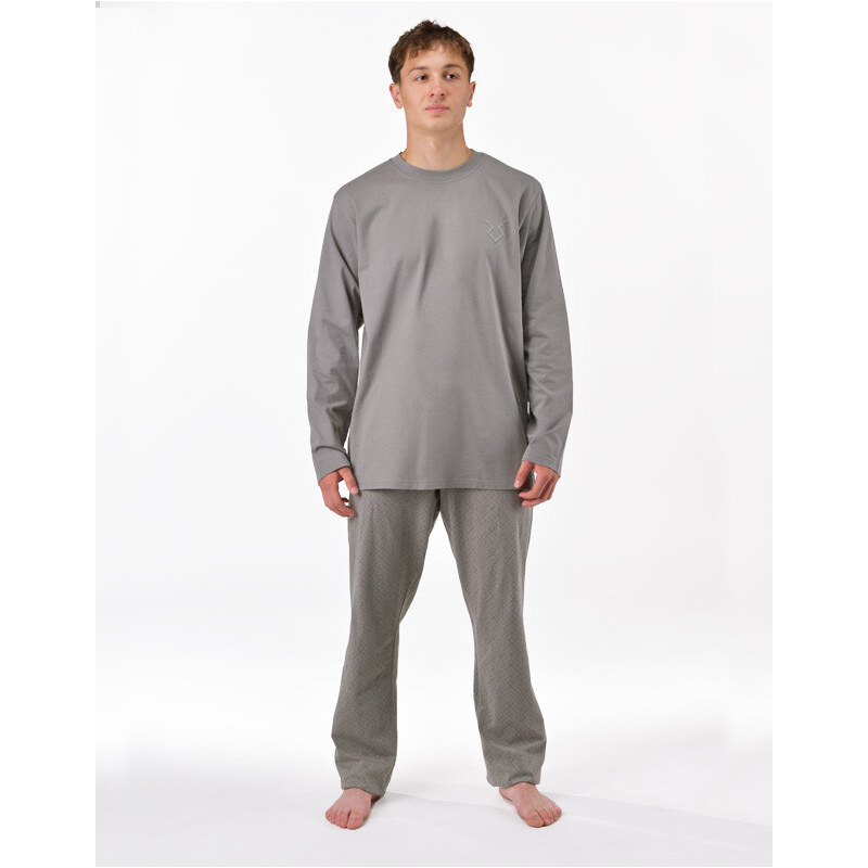 Pánske pyžamo Gino sivé (79195_MxGLMZ) 66294176