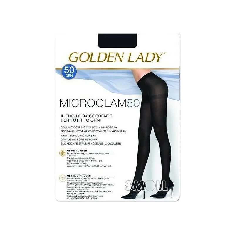 Pančuchové nohavice Golden Lady Microglam 50 den 2-5 66294273