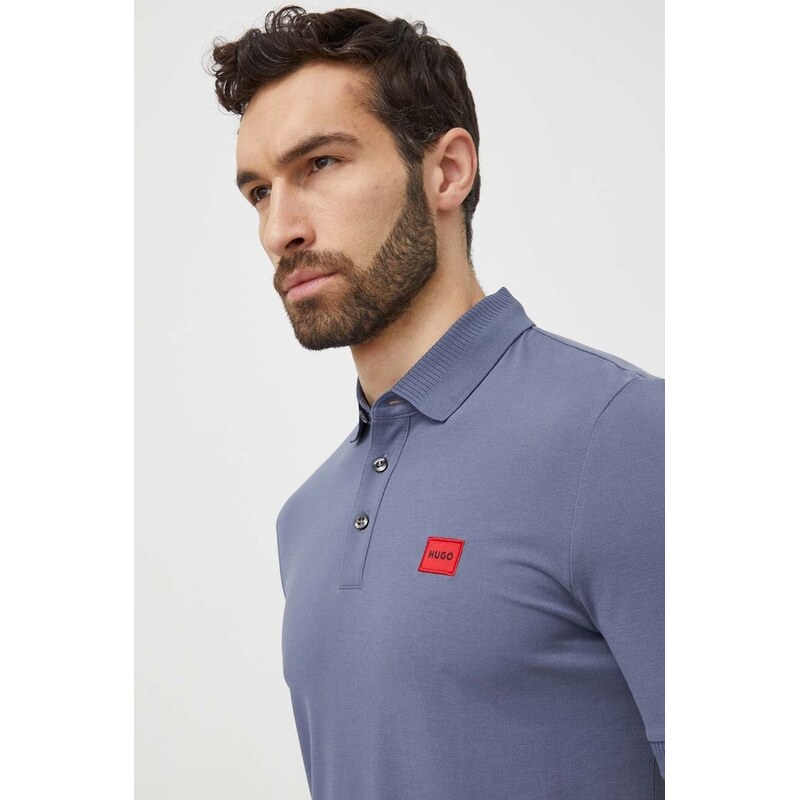 Bavlnené polo tričko HUGO 61990722