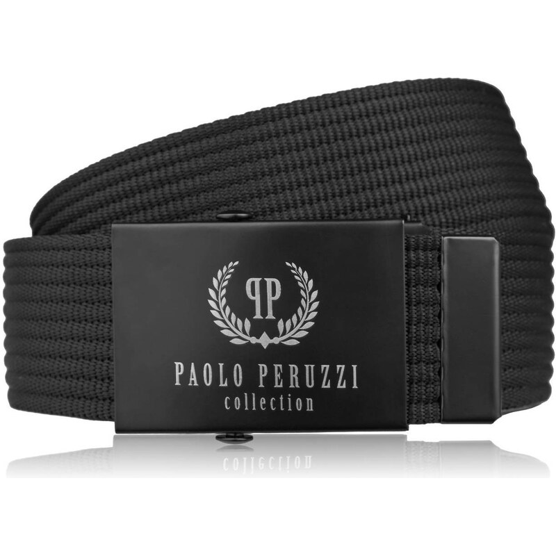 Paolo Peruzzi Pánsky klasický opasok 115 cm | čierna PW-30-115 66295032