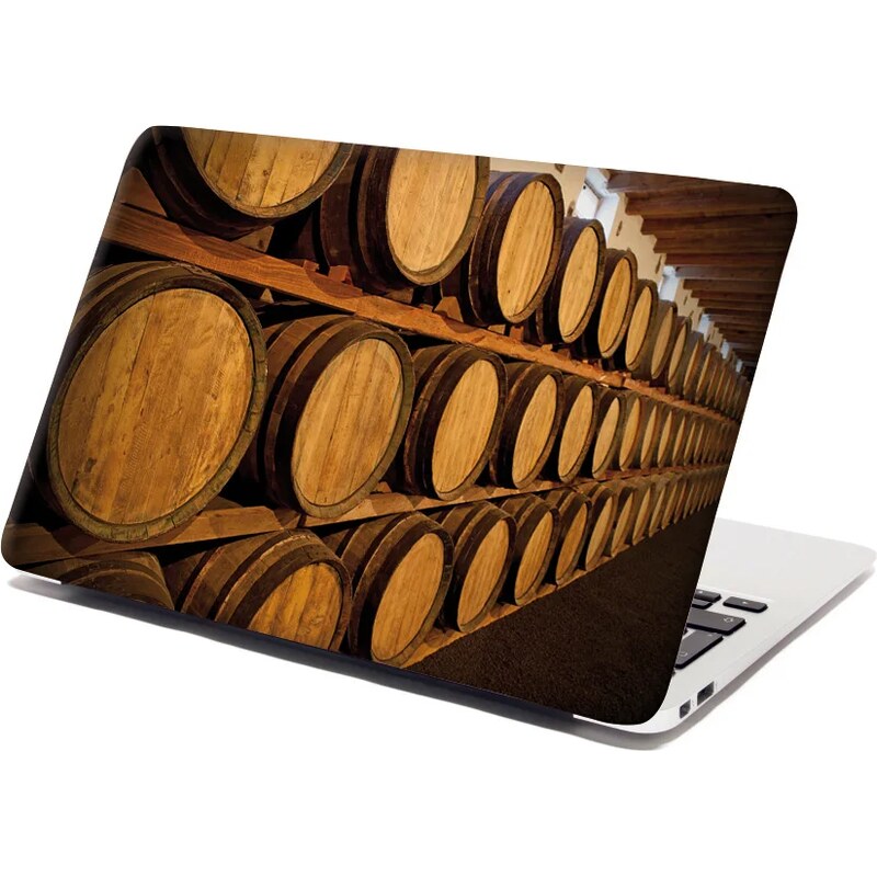 Sablio Samolepka na notebook Drevené sudy 65102088