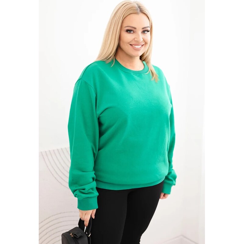 Kesi Dámska mikina s kruhovým dizajnom Plus Size bavlnená basic s 66700483
