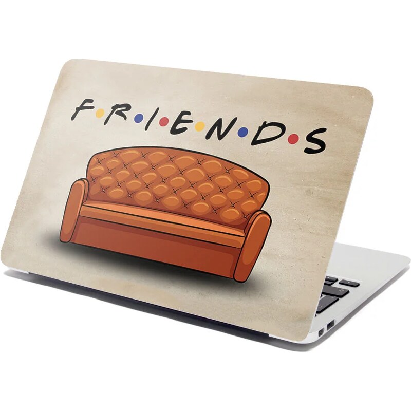 Sablio Samolepka na notebook Seriál Priatelia FRIENDS Gauč 65112601