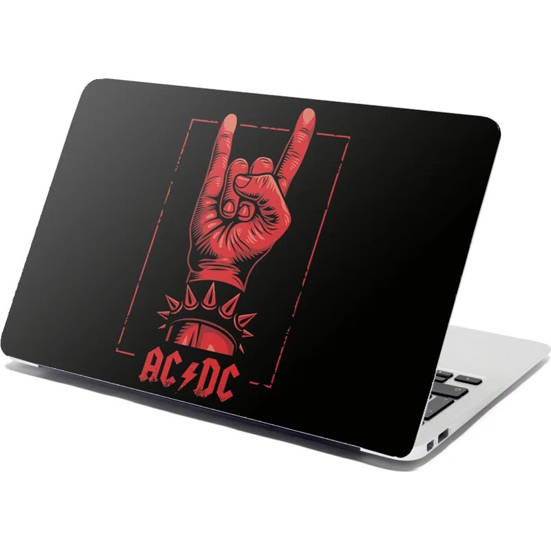 Sablio Samolepka na notebook ACDC Červená ruka 65112629