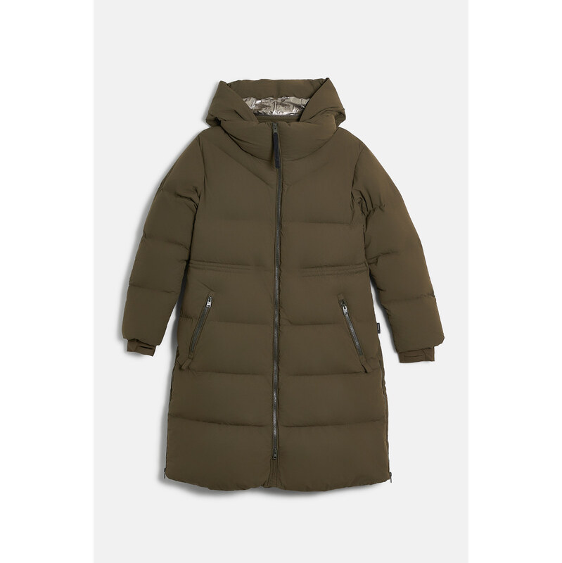 BUNDA WOOLRICH MATT STRETCH LONG PUFFER PARKA 66297545