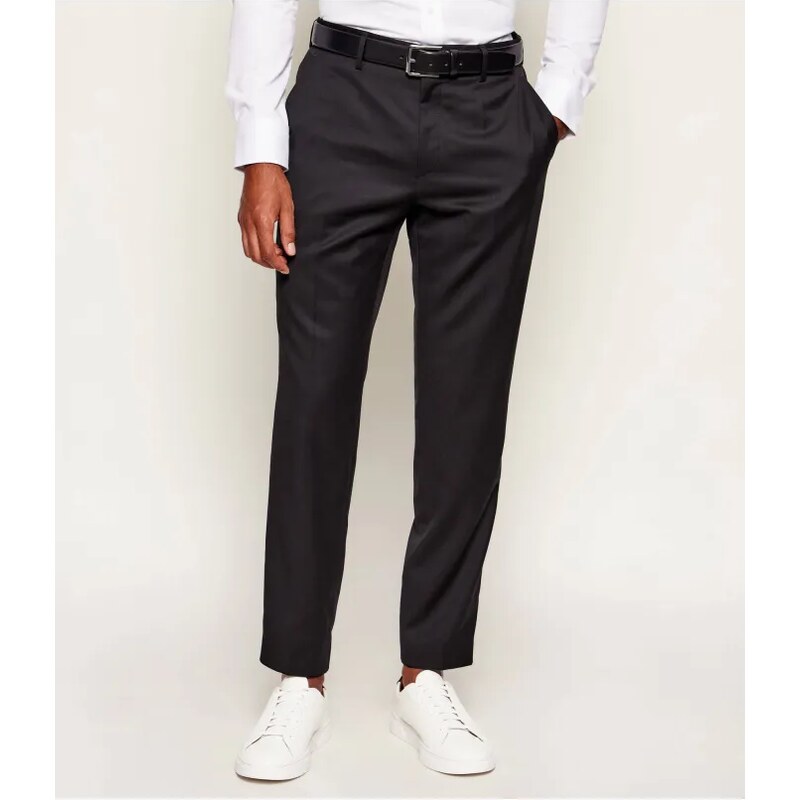BOSS BLACK vlnené nohavice h-genius-ds-b1 | slim fit 43481953