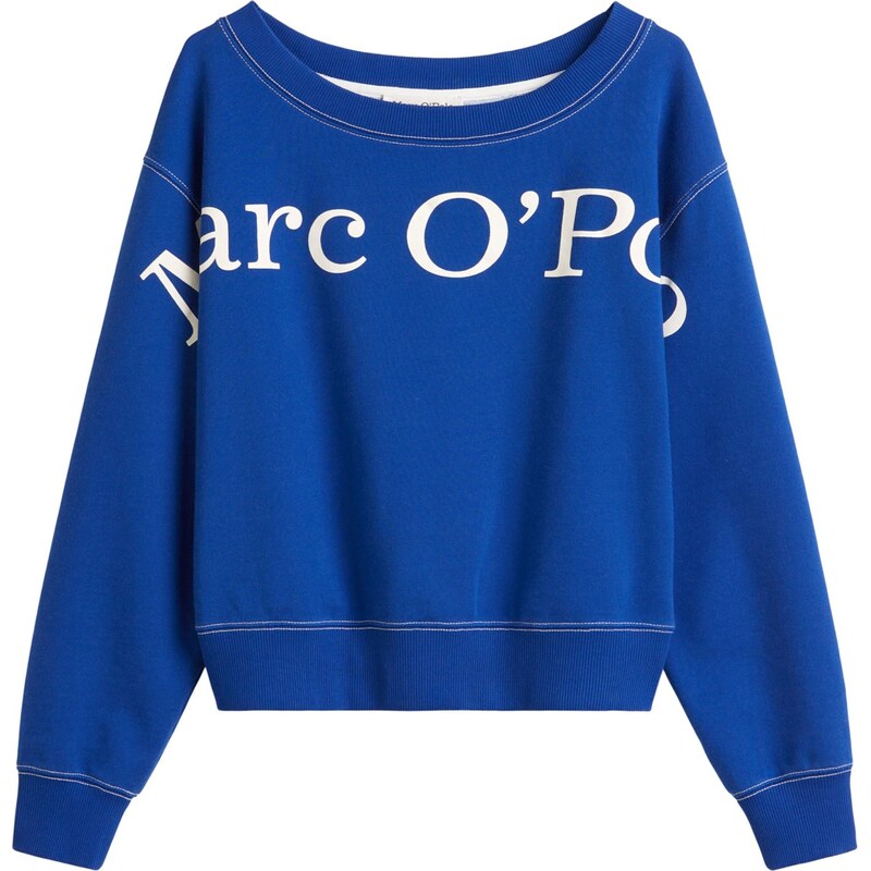 Marc OPolo Mikina kráľovská modrá / biela 66298157