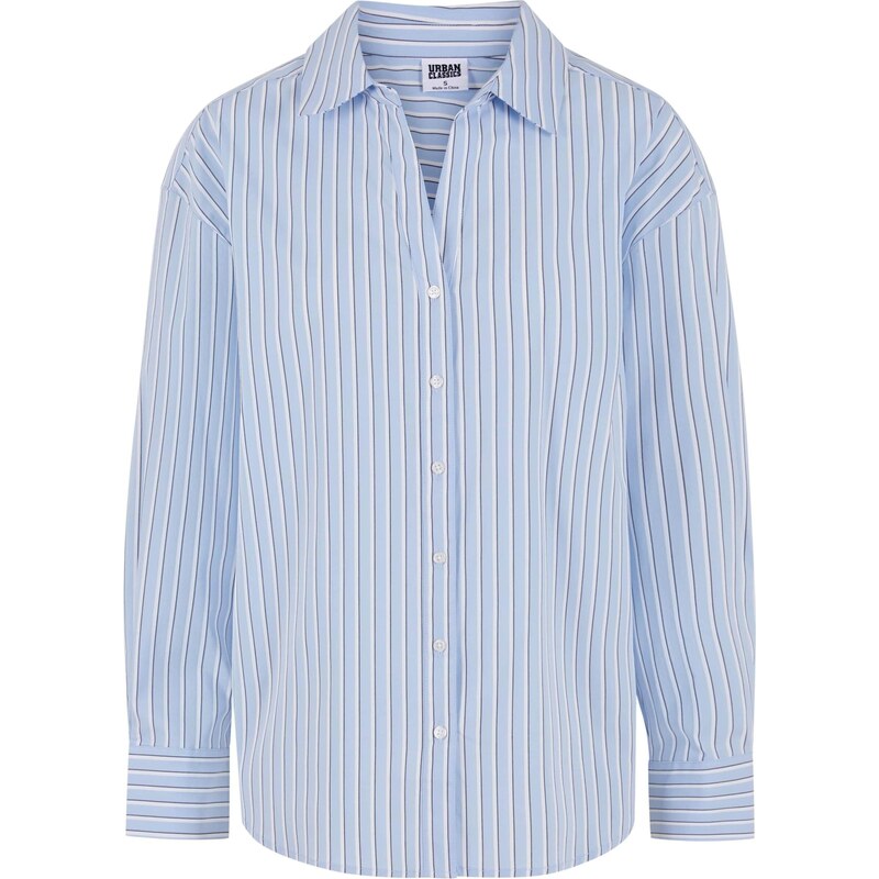 Urban Classics Blúzka námornícka modrá / svetlomodrá / biela 66298225