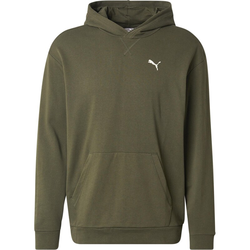 PUMA Športová mikina Better sivá / jedľová / marhuľová / biela 66298236