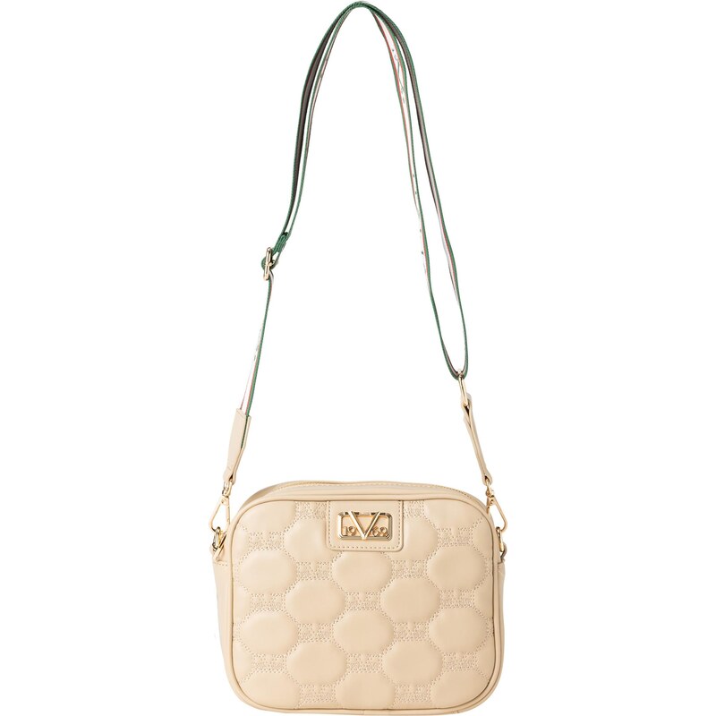 19V69 ITALIA Taška cez rameno Amelie béžová / zlatá 66298260