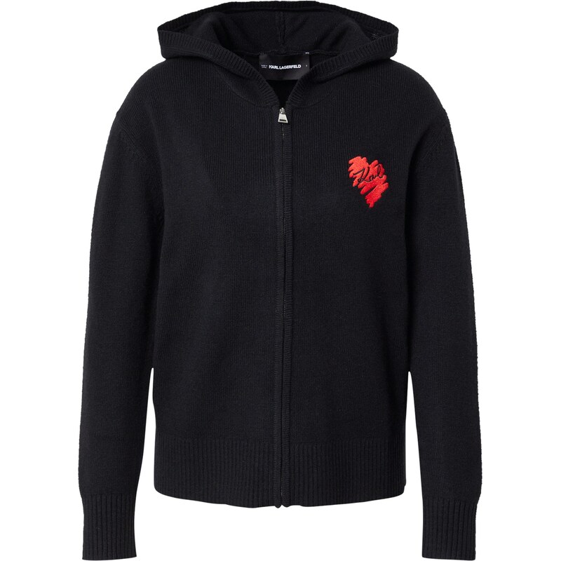Karl Lagerfeld Kardigán červená / čierna 66298354