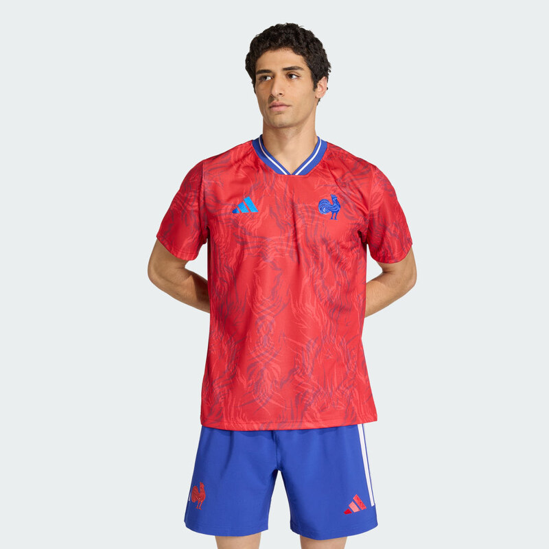 Adidas Dres France Rugby Prematch Jersey 66301175