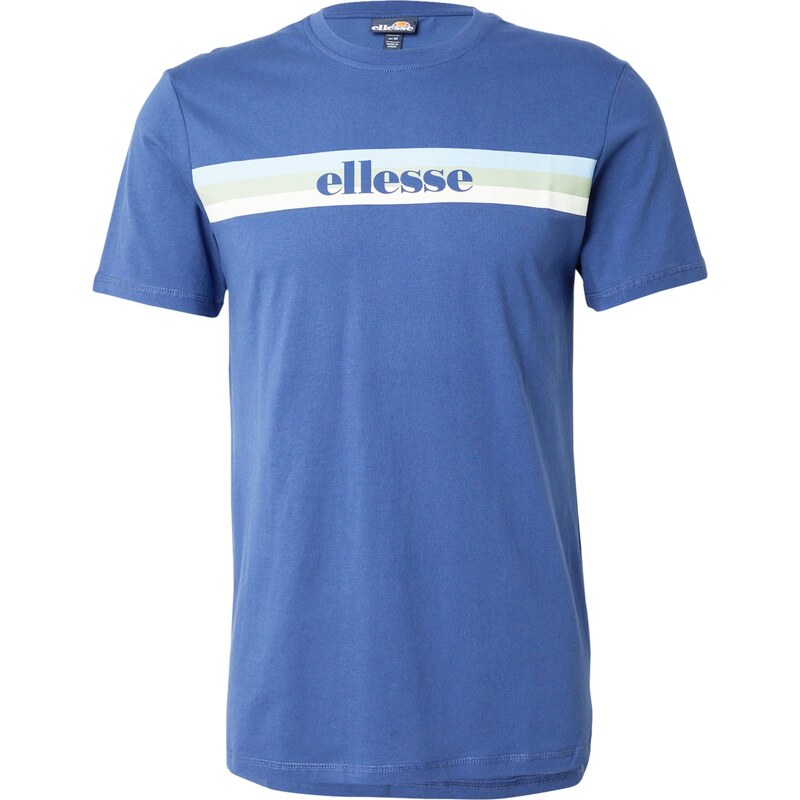 ELLESSE Tričko Giacomo námornícka modrá / svetlomodrá / svetlozelená / 66298495