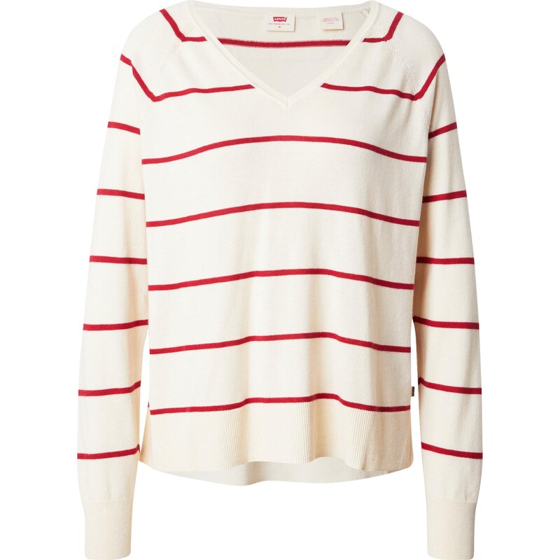 LEVIS Sveter Petal červená / biela ako vlna 66298652