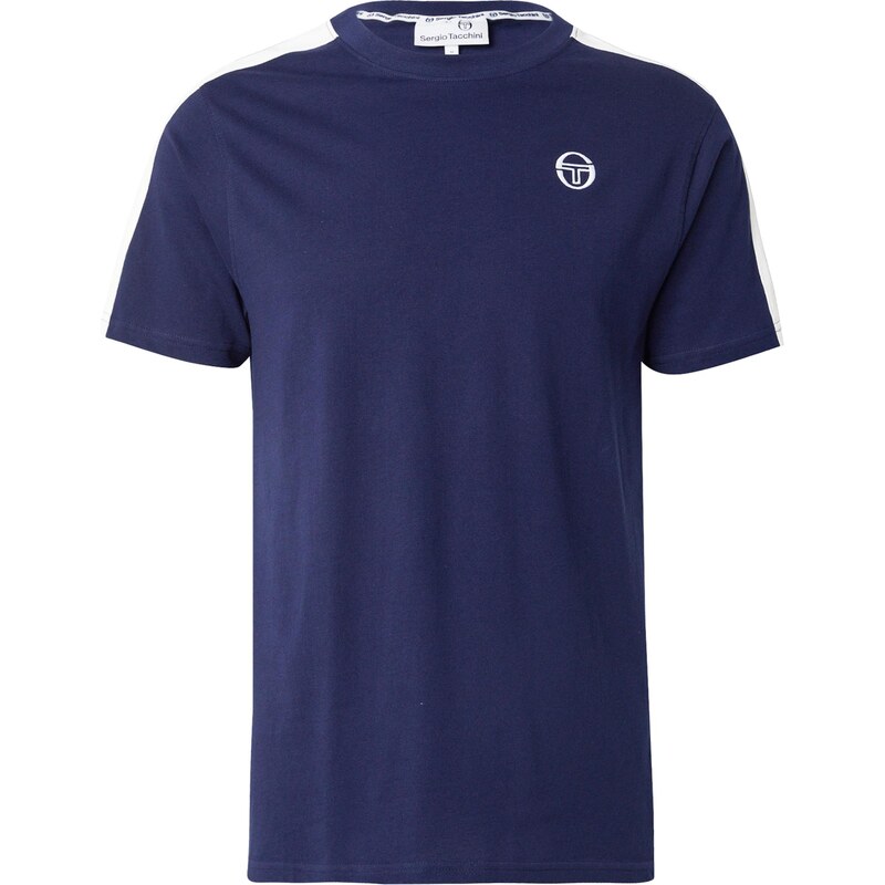 Sergio Tacchini Tričko CARLO námornícka modrá / biela 66298896