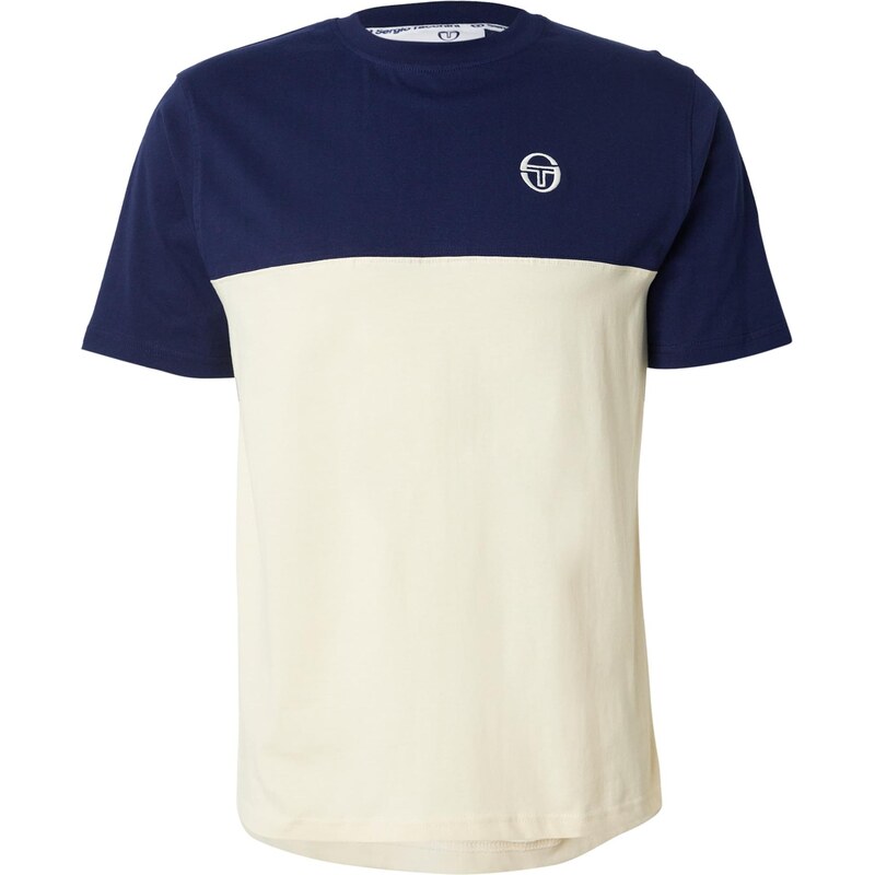Sergio Tacchini Tričko SANTOS krémová / námornícka modrá 66298887