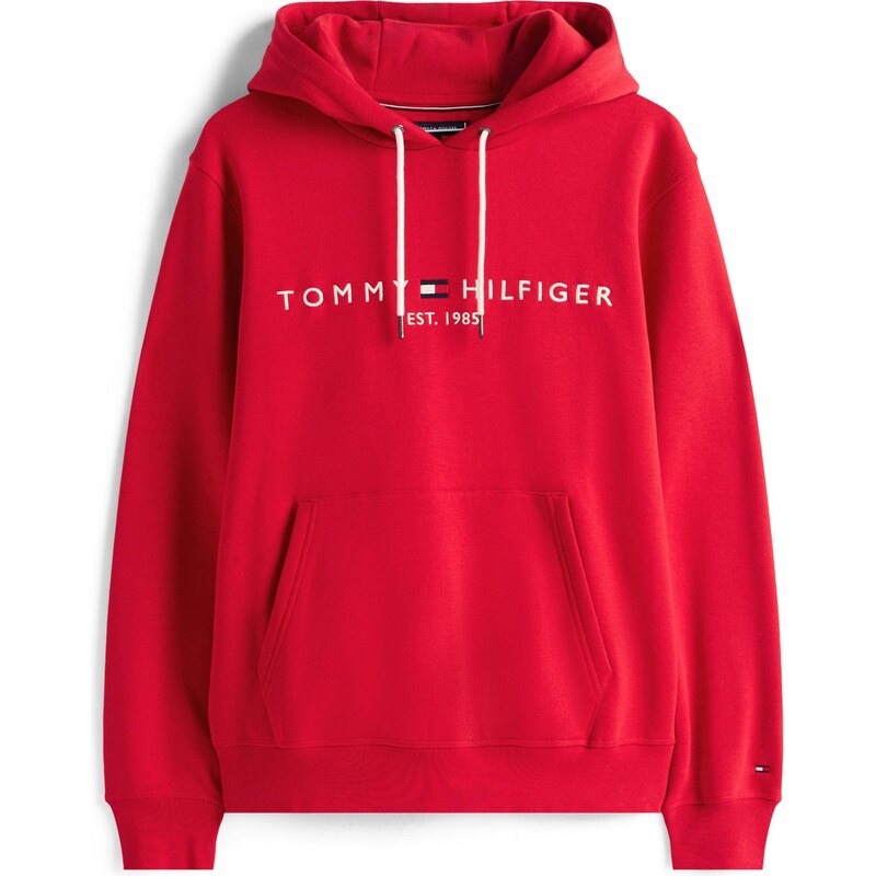 TOMMY HILFIGER Mikina červená / biela 66298908