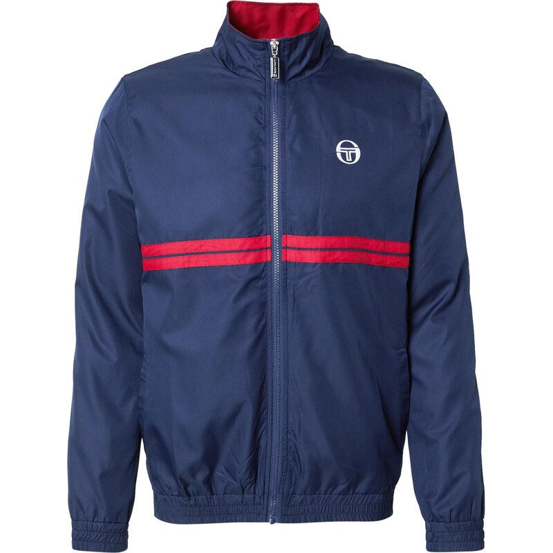 Sergio Tacchini Prechodná bunda DINO tmavomodrá / svetločervená / 66298947