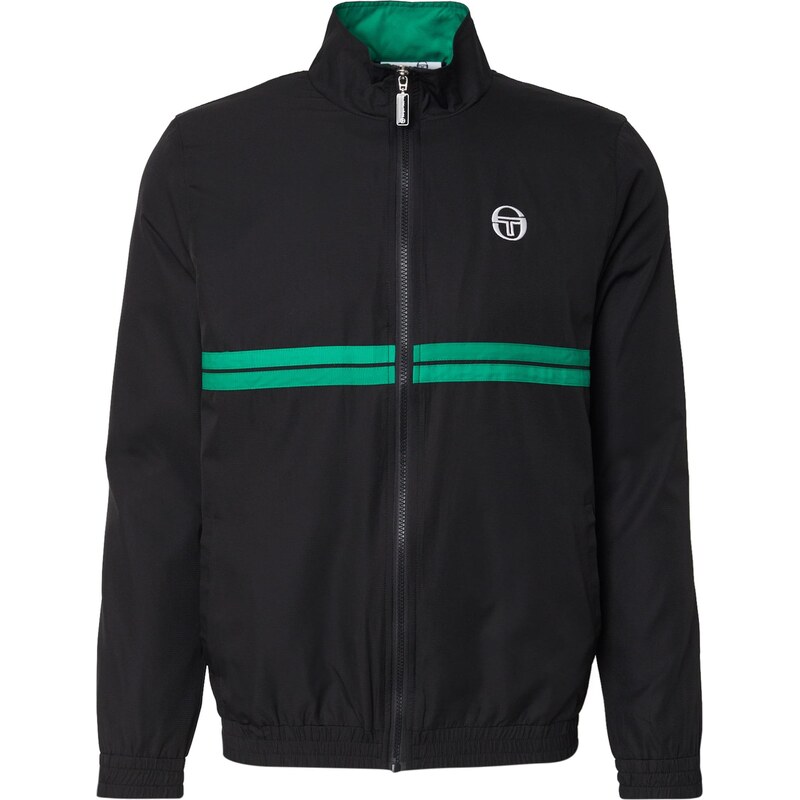 Sergio Tacchini Prechodná bunda DINO zelená / čierna / biela 66298981