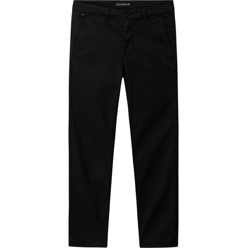 GABBA Chino nohavice Paul K3280 Dale čierna 67317538