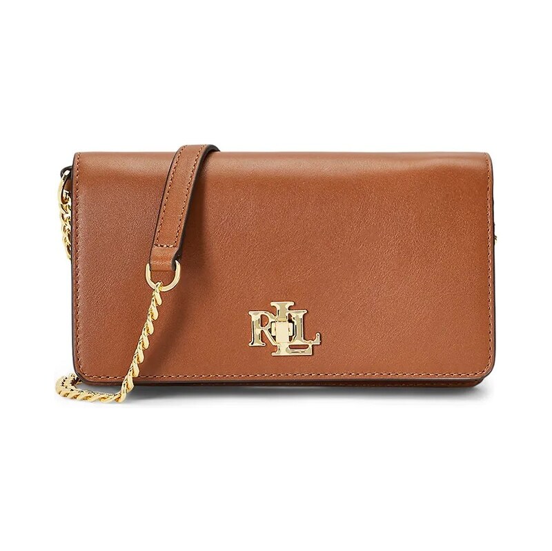 Kožená kabelka Lauren Ralph Lauren 60705512