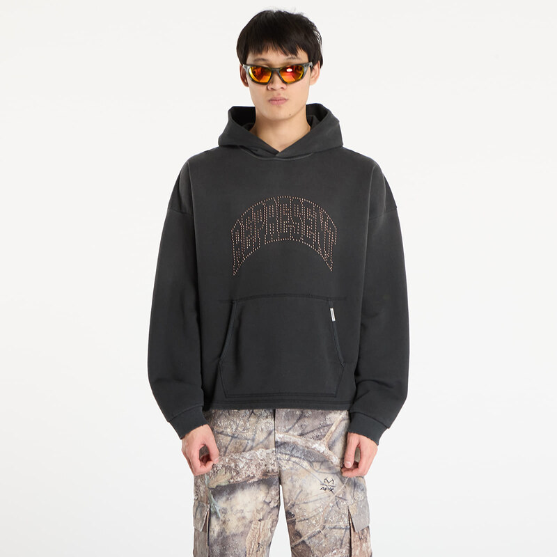 Mikina REPRESENT Embellished Hoodie UNISEX Stained Black L 66302359