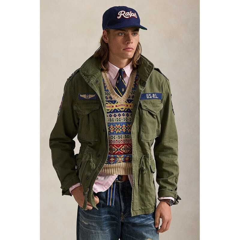 Bavlnená bunda Polo Ralph Lauren Icnc Fld Jkt Lined Field 60681823