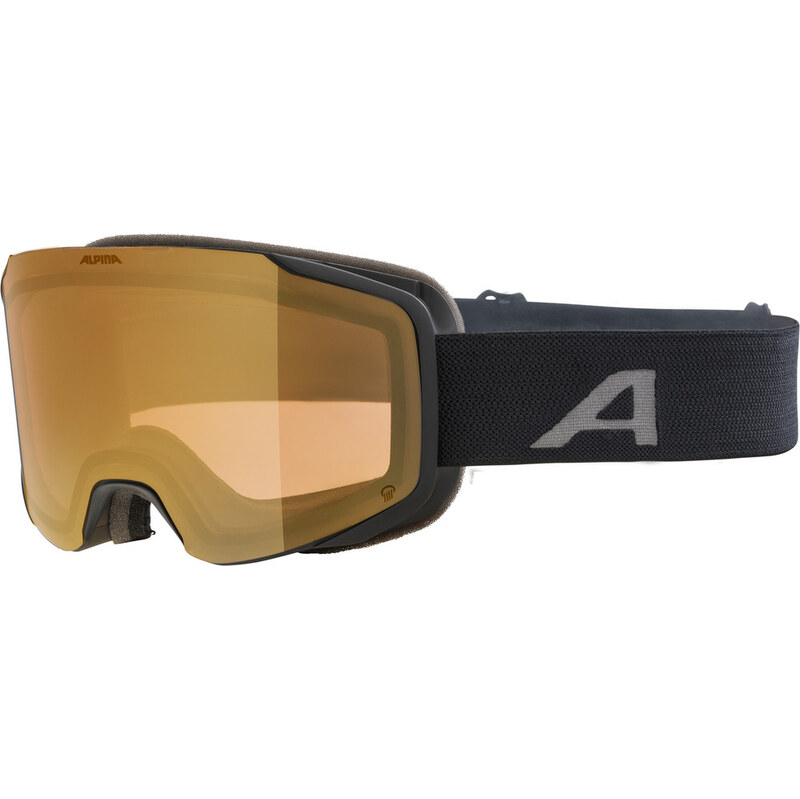 ALPINA TAOS Q lyžiarske okuliare, čierna matná, zlatá 66302897