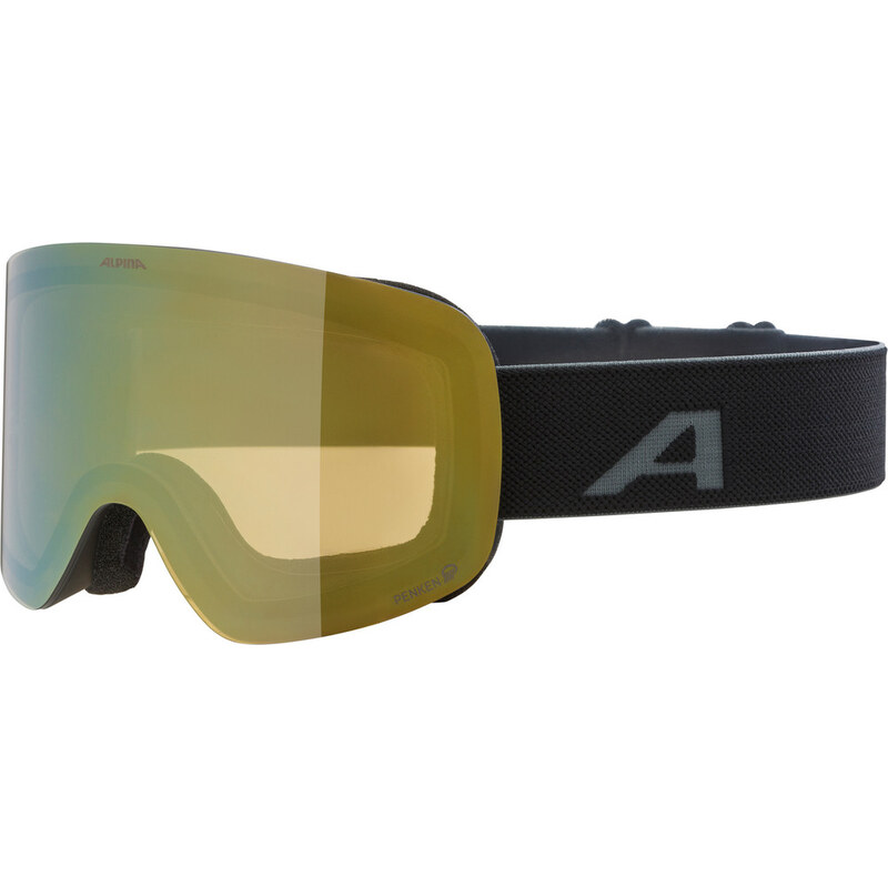 ALPINA Penken Quatroflex lyžiarske okuliare, čierna matná, zlatá 66302891