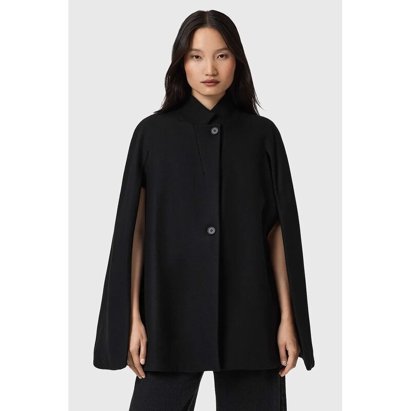 Kabát s prímesou vlny AllSaints 66187125