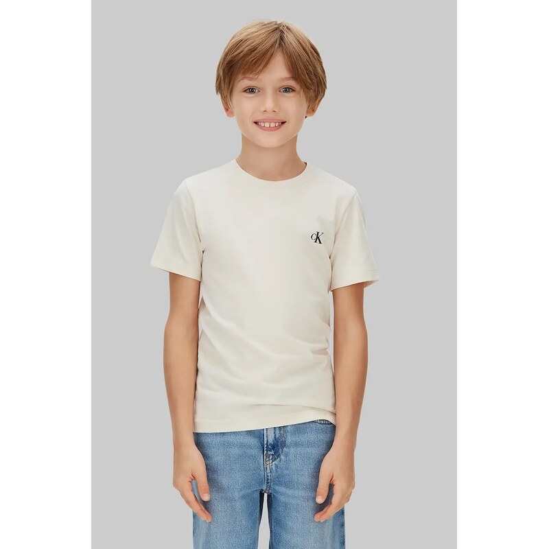 Detské bavlnené tričko Calvin Klein Jeans 2-pak 66229076