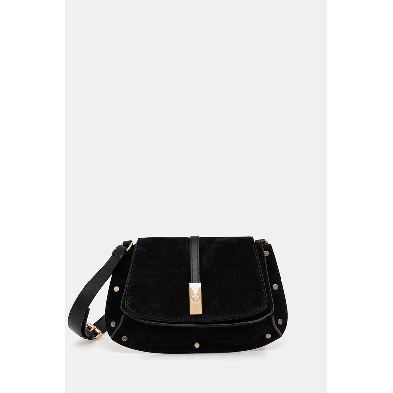 Semišová kabelka Pollini 66224558