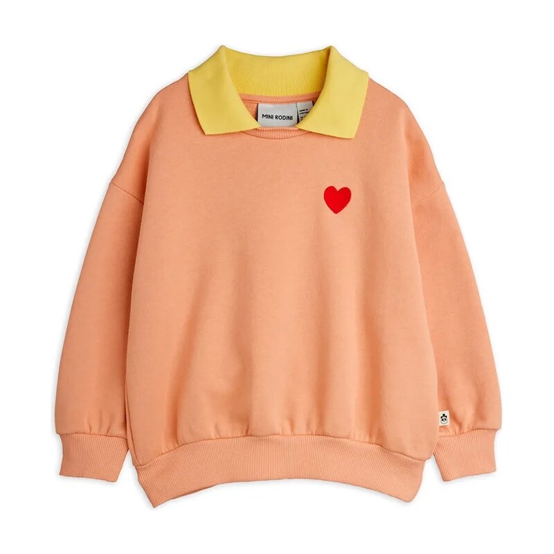 Detská bavlnená mikina Mini Rodini Heart 66224773