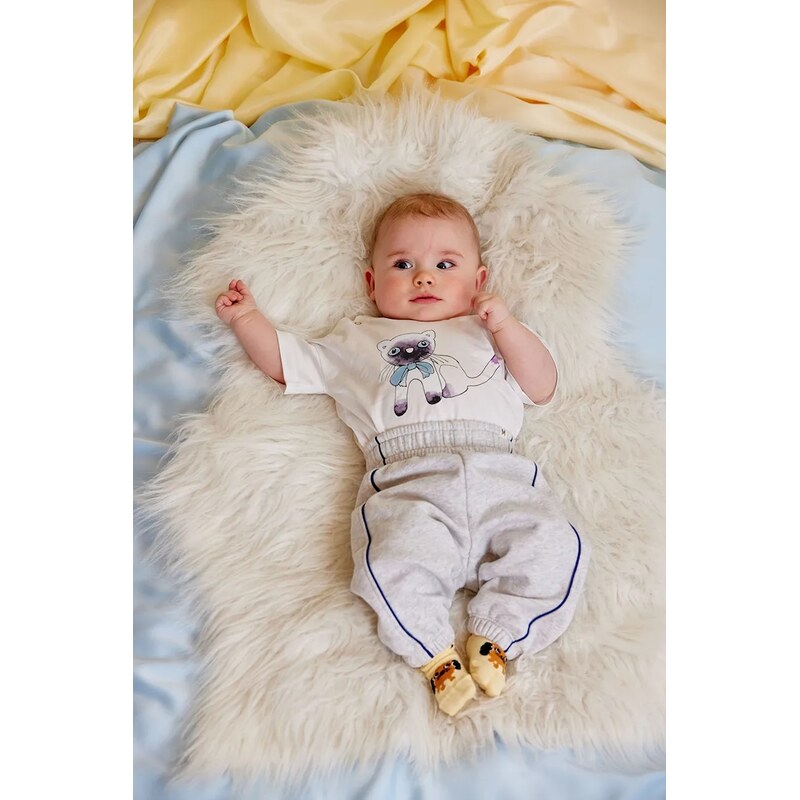 Detské bavlnené tričko Mini Rodini Siamese 66224574