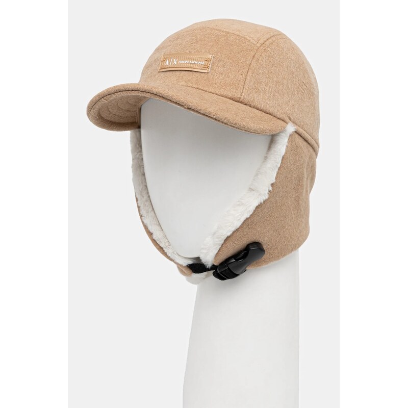 Čiapka s prímesou vlny Armani Exchange 66224826