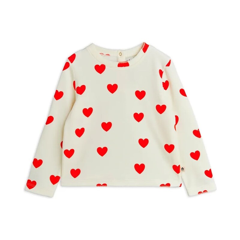 Detské tričko s dlhým rukávom Mini Rodini Hearts 66224807