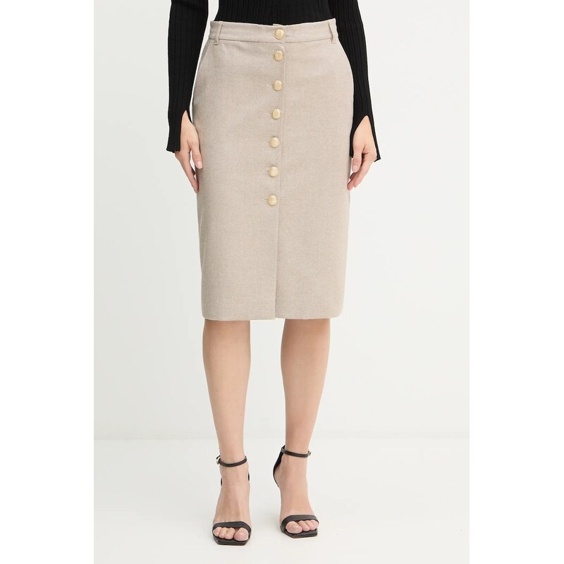 Sukňa s prímesou vlny Marella 65359026