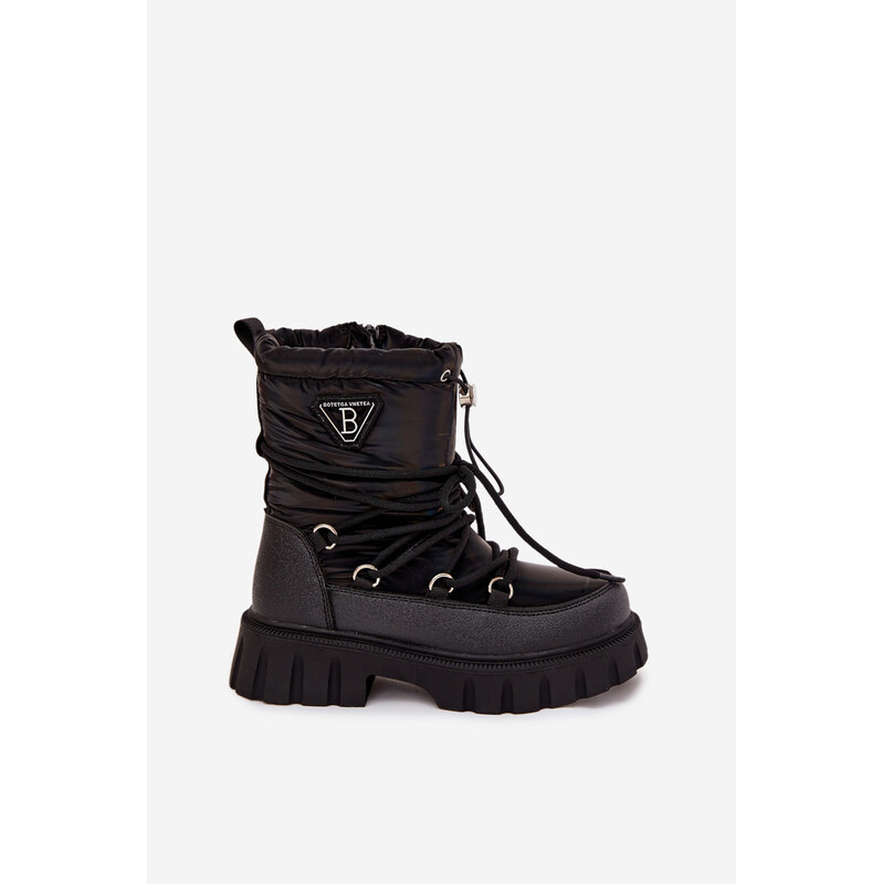 Boto Detské čierne snehule Adelisse 66470670