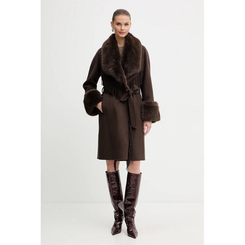 Kabát s prímesou vlny Marciano by Guess LILIANA 66247942