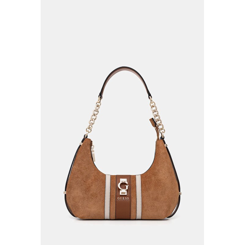 Semišová kabelka Guess ERENIA 66185321