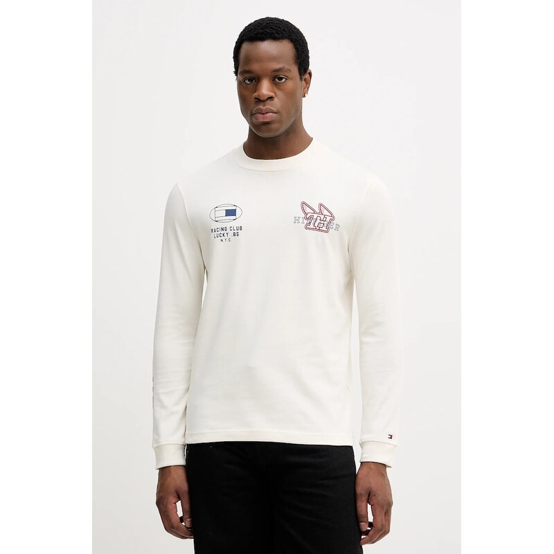 Bavlnené tričko s dlhým rukávom Tommy Hilfiger 66276692
