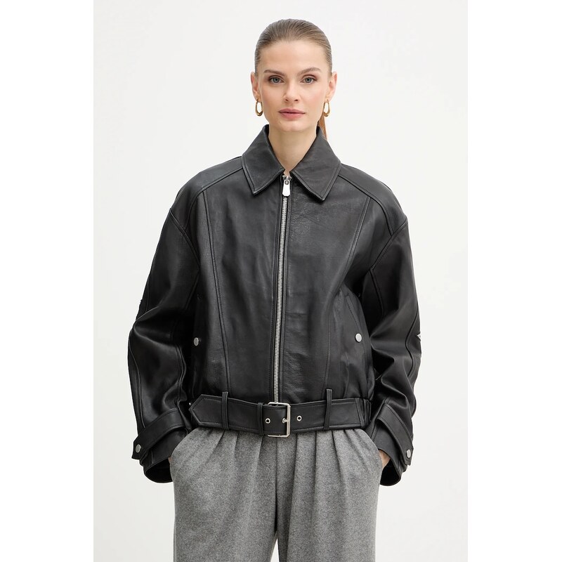 Kožená bunda Pinko 66274280