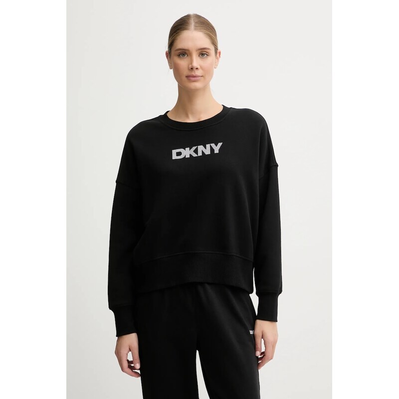 Bavlnená mikina Dkny LOGO TERRY 66083118