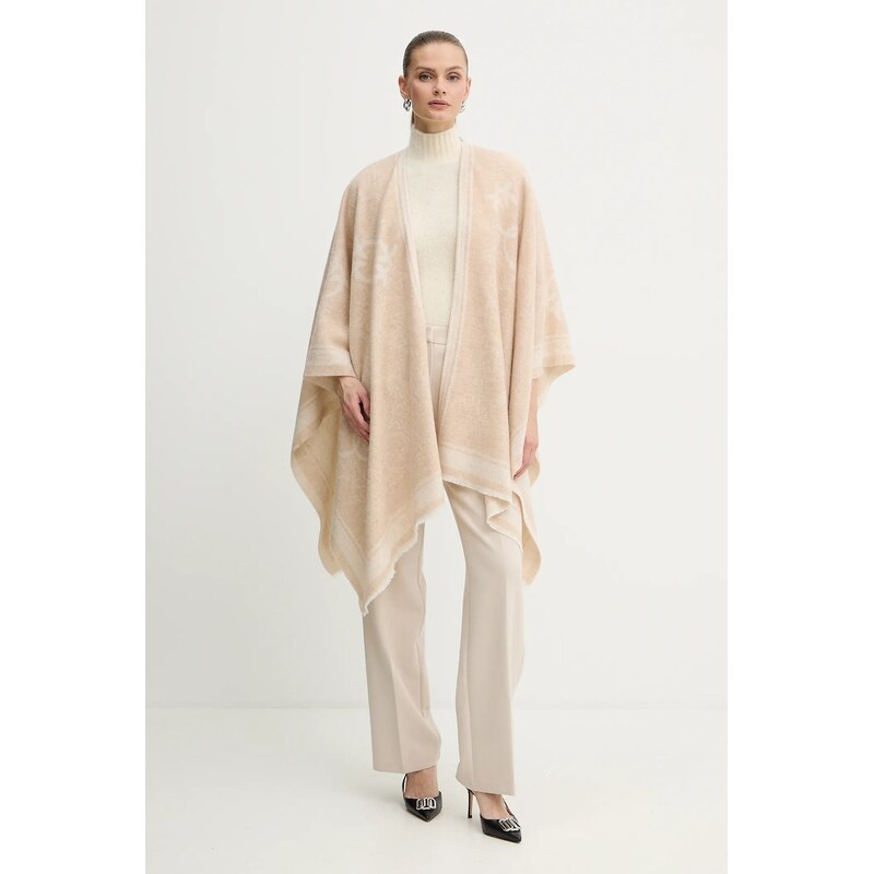 Pončo s prímesou vlny Pinko 66276423