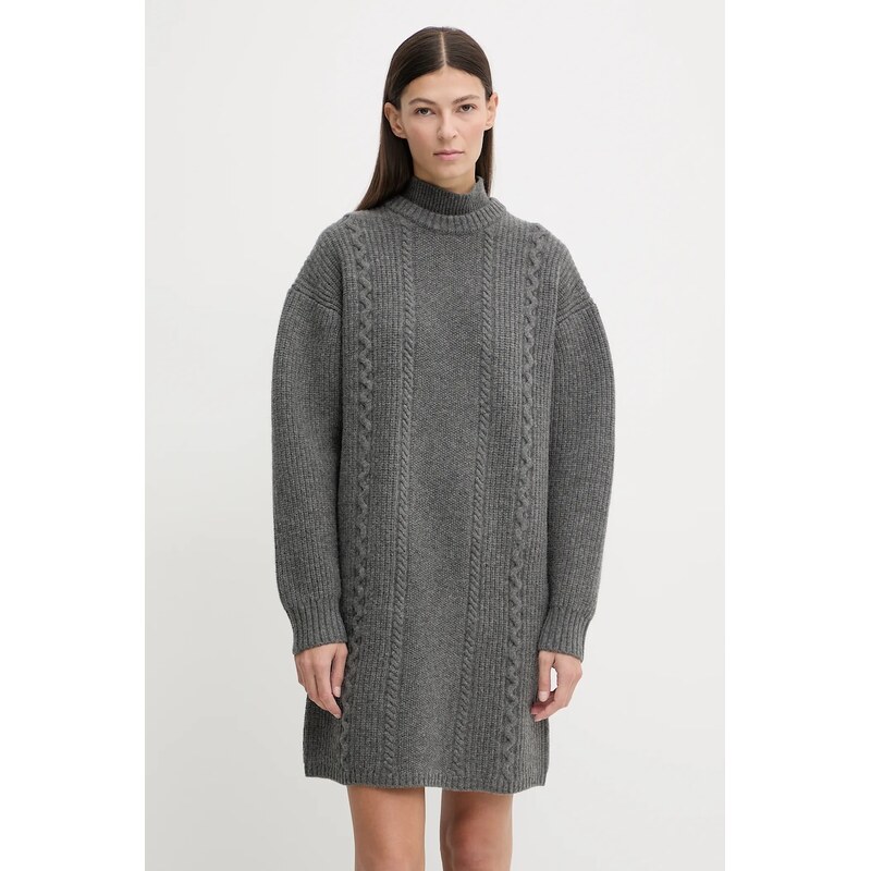 Vlnené šaty G-Star Cable loose knit 66276357