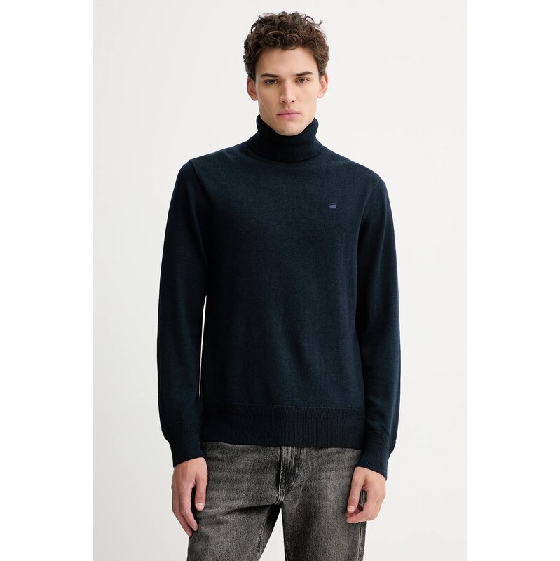 Vlnený sveter G-Star Premium core turtle 66303386